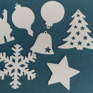 Paintable & Washable Christmas Decorations