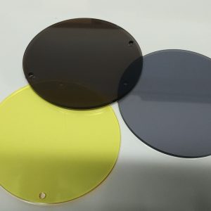 Colored Perspex Discs with Holes