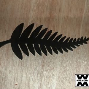 Fern black flat acrylic 3mm / decor / signage /