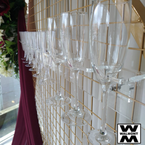 Champagne Wall – Shelf 10 glasses 1m long