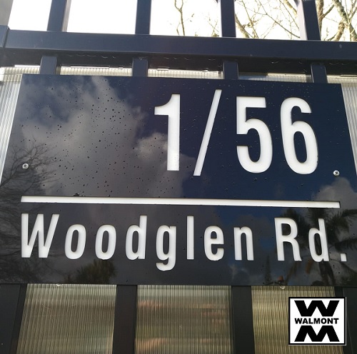 Acrylic House Number Plate