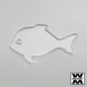 Acrylic Fish – flat shapes (10 pieces)