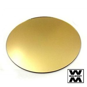 Acrylic disc – Gold Mirror for signs