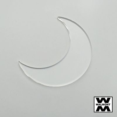 Acrylic Half Moon (set of 10)