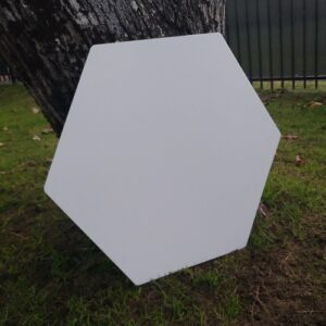 Acrylic Sign Board Hexagon