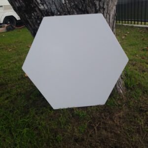 Acrylic Sign Board Hexagon