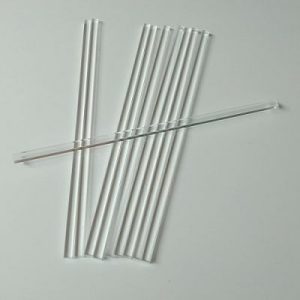 Acrylic Stick  20cm long 4.5mm x 6mm (set of 10)