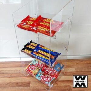 Three Tier Acrylic Merchandising Cabinet