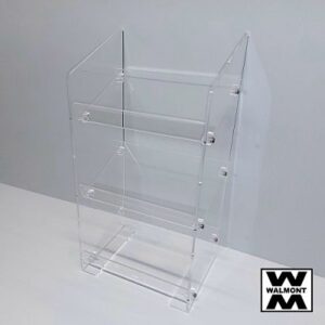 Three Tier Acrylic Merchandising Cabinet