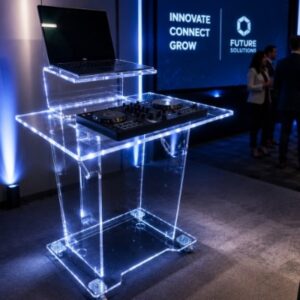 acrylic DJ booth WALMONT made in New Zealand