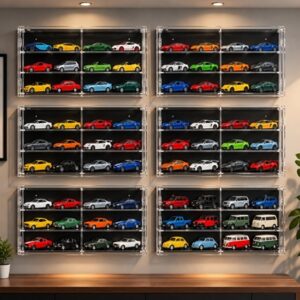 Acrylic Collectible Display Cabinet – Wall Mounted